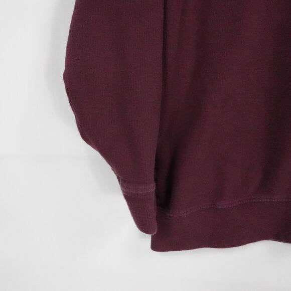 James Perse Sweater Womens 0 Burgundy Pullover Crewneck Preppy Casual Lounge - Picture 7 of 15